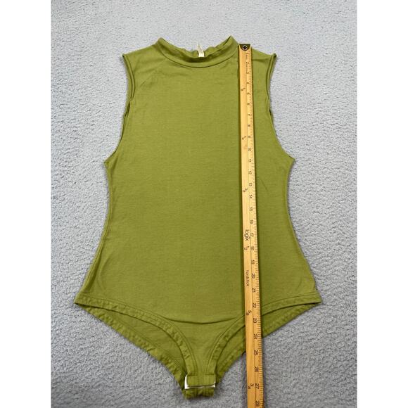 Intimately Free People Womens Size M Green Sleeveless Bodysuit - Picture 6 of 11